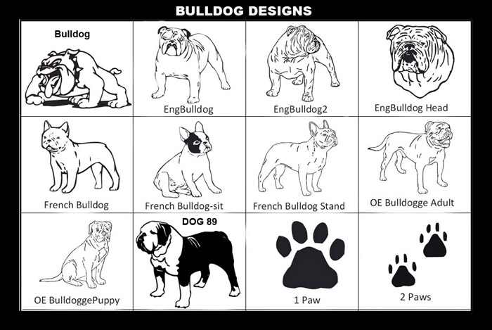 Bulldog Designs: Batavia Bulldog, Batavia Bulldogs, Bulldog, bulldogge, English Bulldog, Old English Bulldog, French Bulldog