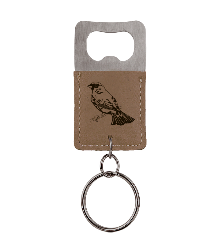 Hummingbird Image Design Metal Bottle Opener Keyring 