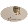 Oval Acrylic Mirror w/ Horse Breed Logo