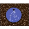 Circle Key Tag w/ Horse Design
