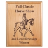 Alder Plaque w/ Horse Design