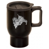 Stainless Steel Thermal Mug Handle with Engraved Picture
