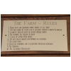 6 x 4 Brass Sign