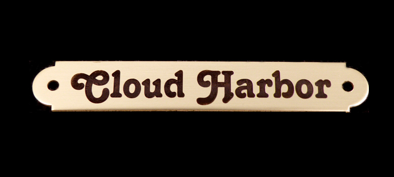 Personalized Engraved Horse Halter Plate