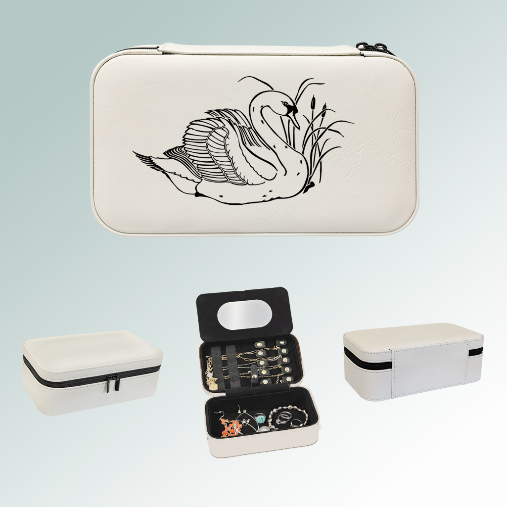 Personalized bird jewelry box with your choice of bird design and custom engraved text. 100+ bird design to choose from.