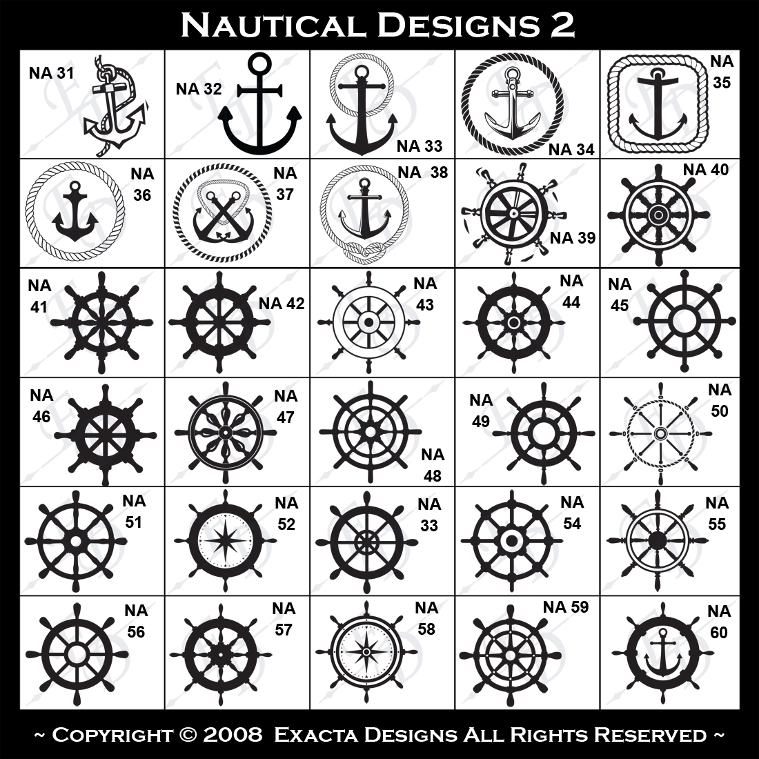 Boat Oar, Compass Rose, Navigation, Boat Paddle, Ship's Anchor, Ship Bell