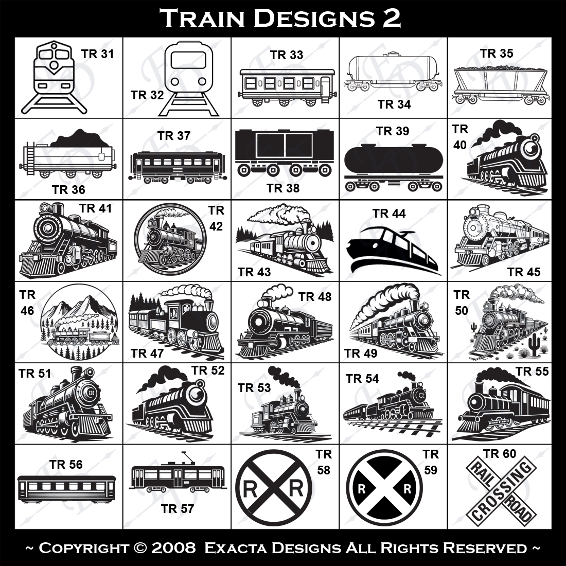 Train Tracks, Railroad Station, Train & Trees, Boxcar, Open-Top Hopper
