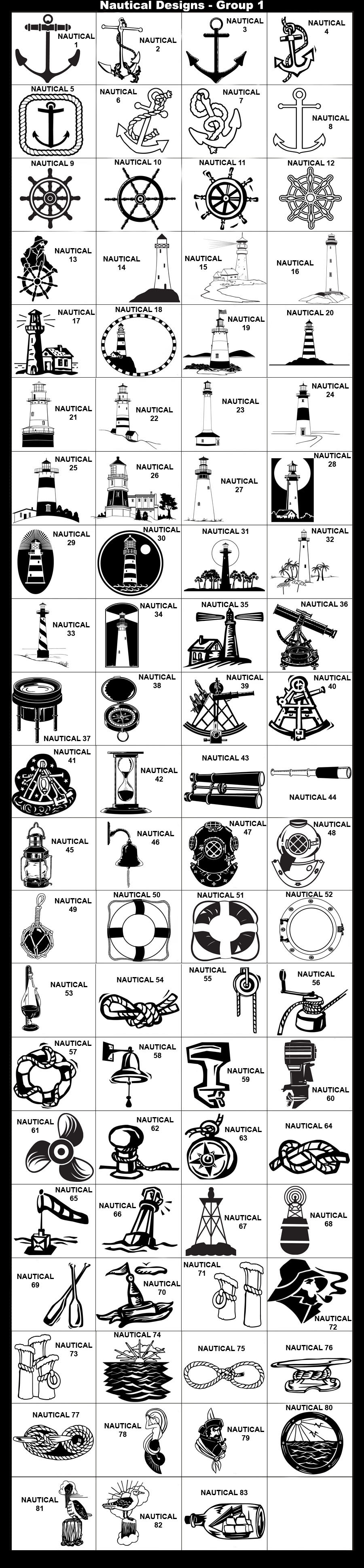 Life Preserver, Porthole, Weatherglass, Nautical Rope, Pulley, Boat Motor