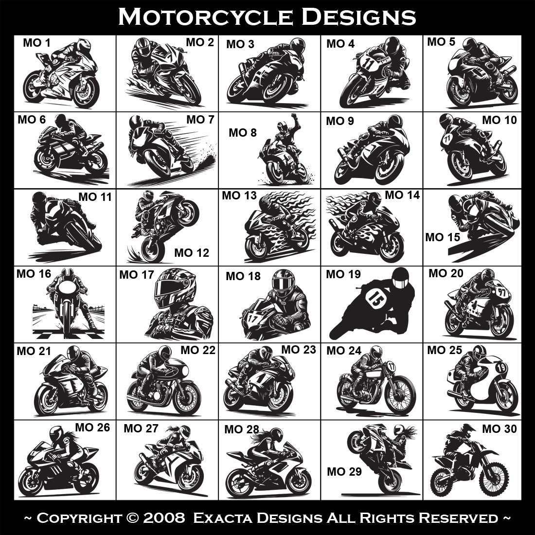 Pole Position, Motorcyclist, Crew Chief, Cornerworker, Motorcycle Award