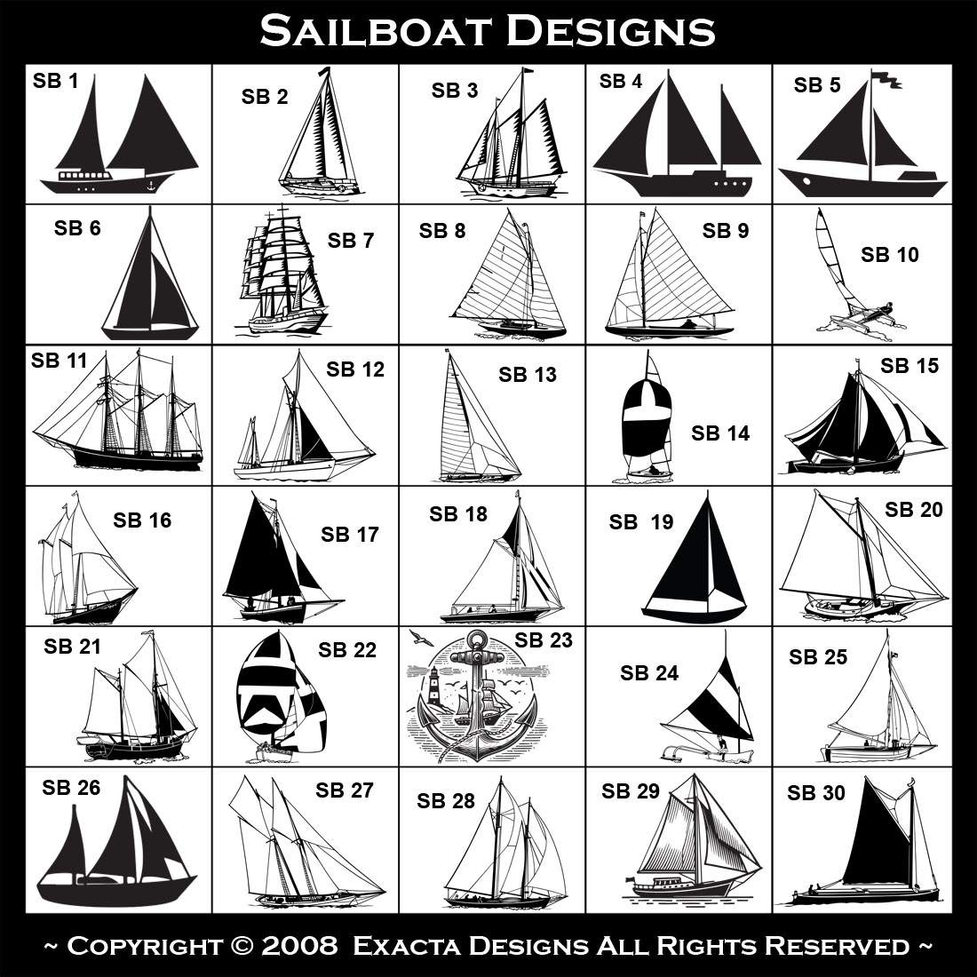 Oyster Dredger, Sailing Barge, Schooner, Shrimp Bawley, Wherry, Yachtie