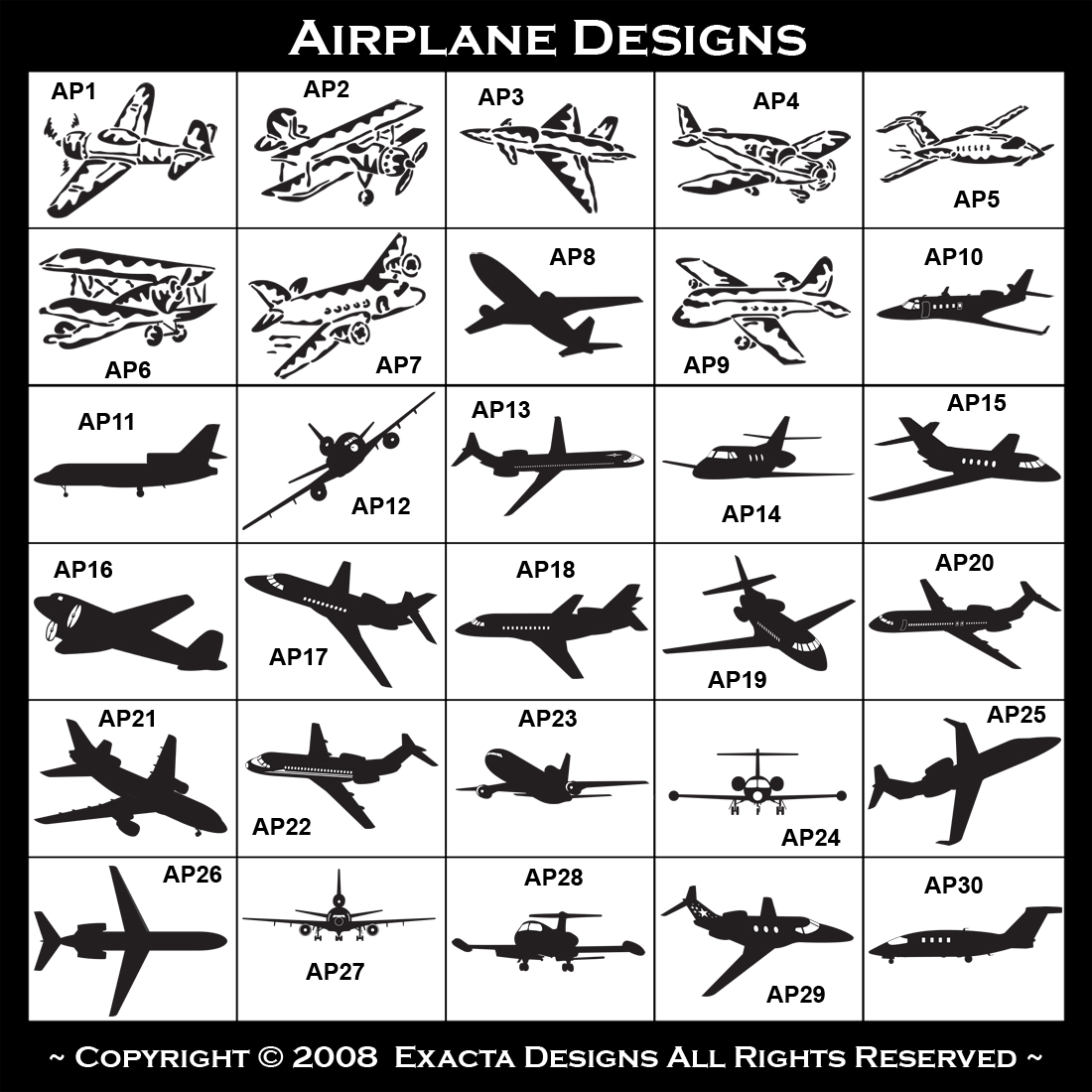 Single Engine Airplane, Twin Engine Airplane, Jet Aircraft, T-Tail, Piper, Pilot License
