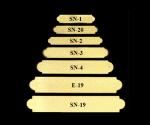 Custom engraved nickel silver or brass adhesive back nameplate.
