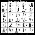 Lighthouse & Seagulls, Palm Trees & Lighthouse, Navigation Aid
