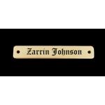 Engraved Brass Horse Bridle Plate