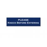 Plastic engraved sign / plate that works for office doors, no soliciting signs, welcome signs, bathroom signs and more!