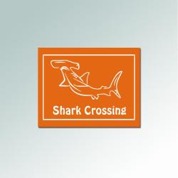 Personalized plastic marine life sign with your choice of engraved text and marine life design. 100+ marine life designs to choose from.