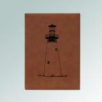 Personalized lighthouse sketchbook with your choice of lighthouse design and custom engraved text. 85+ lighthouse designs to choose from.