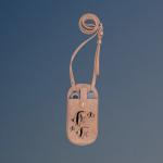 Custom engraved essential crossbody bag with your choice of marine life design and personalized text. Marine Life Crossbody Bag