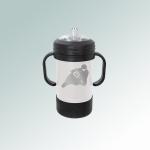 Personalized stainless steel motorcycle sippy cup with your choice of motorcycle design and custom engraved text. 40+ motorcycle designs to choose from.