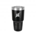 Personalized vacuum insulated 30 oz tumbler with your choice of marine life design and custom engraved text. Marine Mug