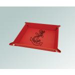 Leatherette nautical valet tray with your choice of nautical design and personalized text. 100+ nautical designs to choose from.