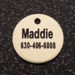Personalized Engraved Brass Bridle Tag
