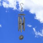 Personalized boat wind chimes with your choice of engraved text and boat designs.