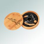 Personalized military aircraft wine tool set with engraved military aircraft design & text of your choice. 55+ military aircraft designs to choose from.