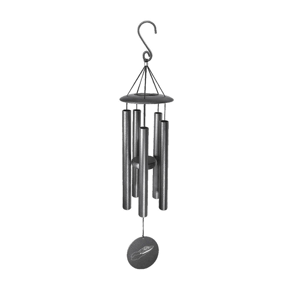 Personalized boat wind chimes with your choice of engraved text and boat designs. Boat Wind Chimes